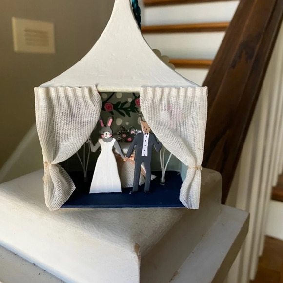Anthropologie  2021 Wedding Reception Christmas Ornament - Picture 3 of 3
